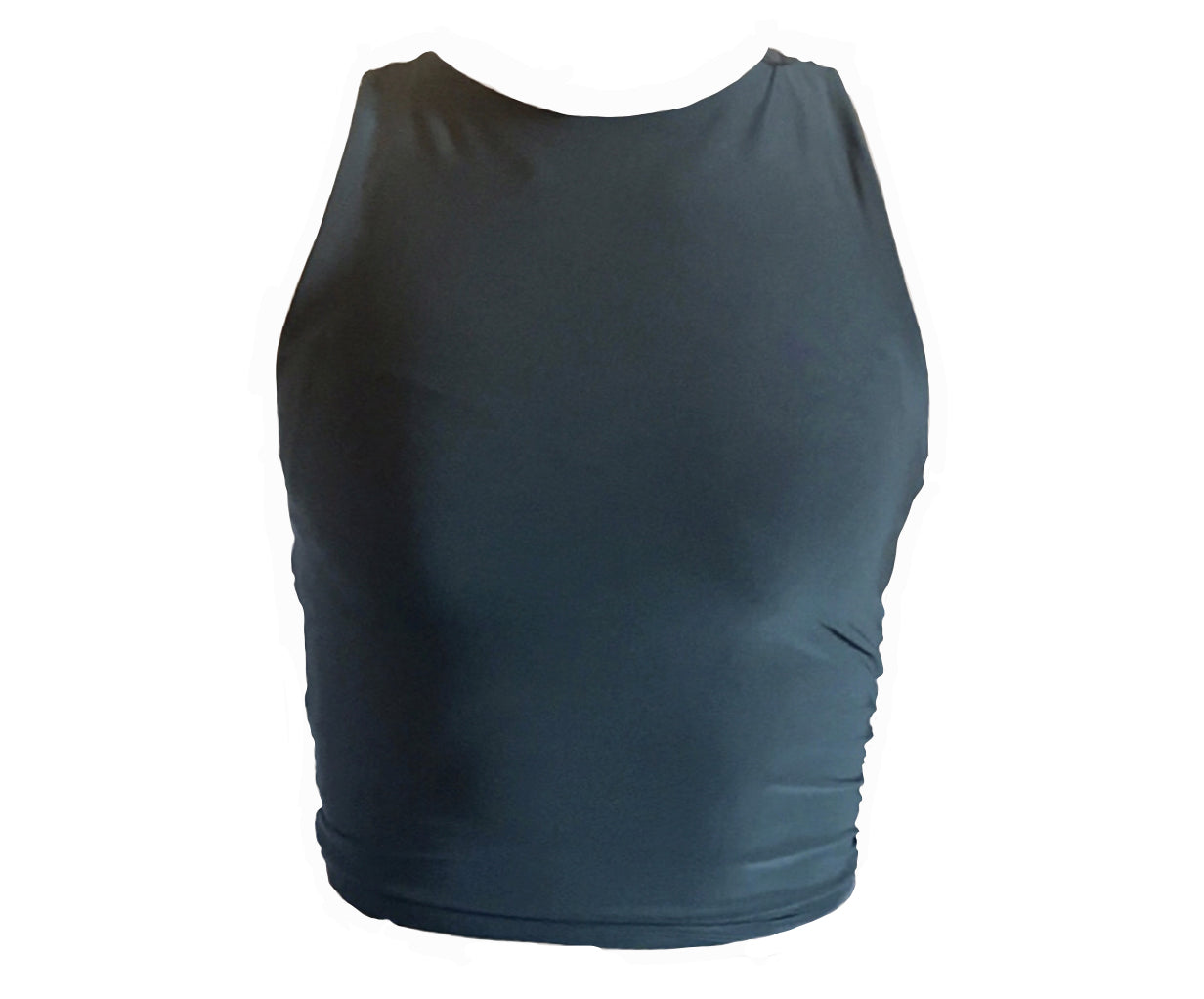 seamless high neck basic tank