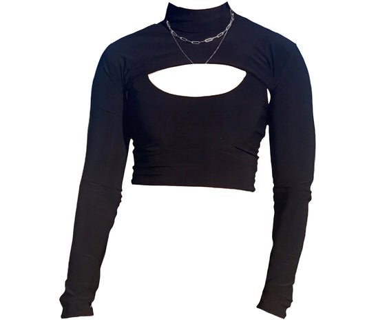 long sleeve cutout