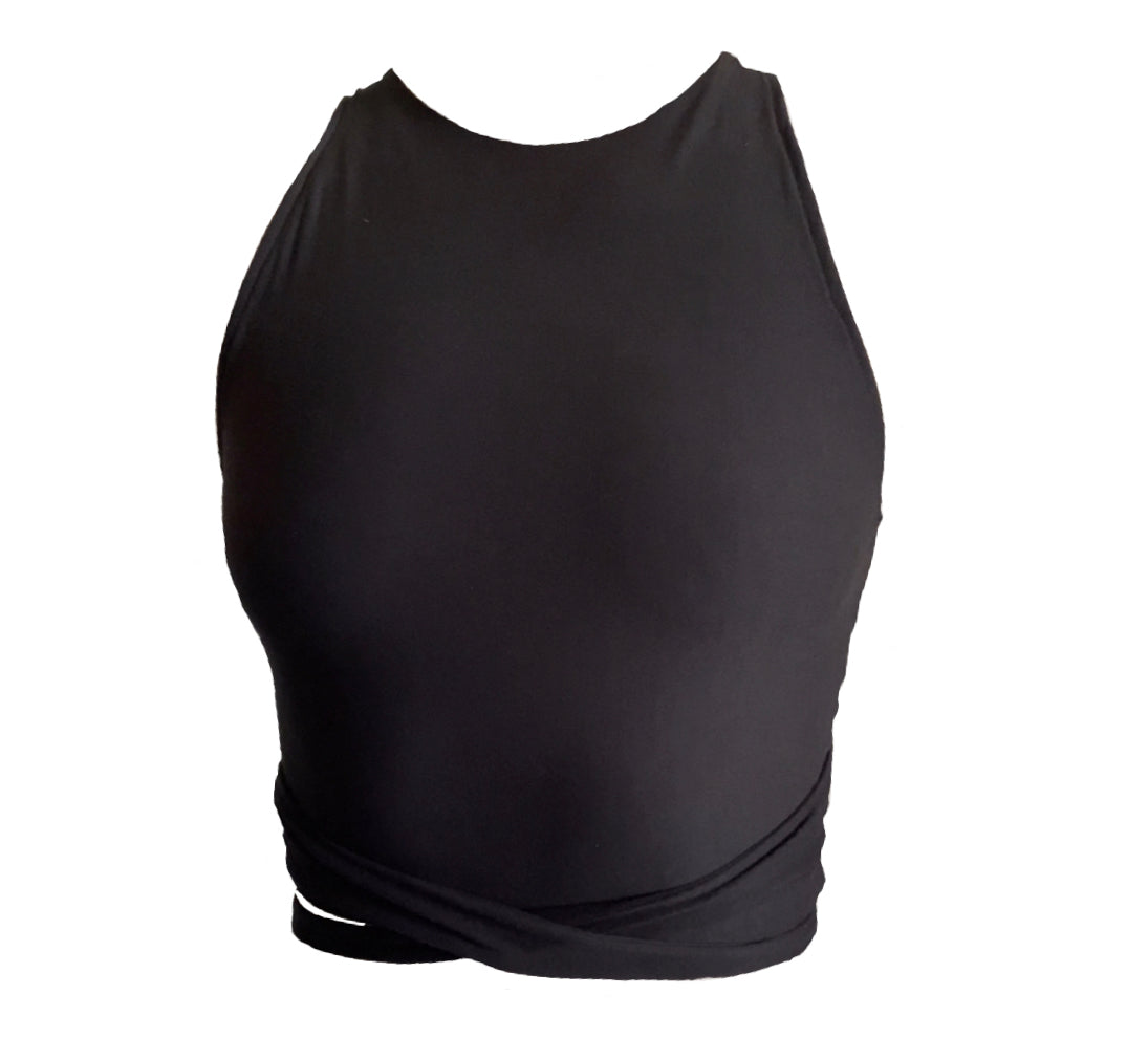 wrap crop top
