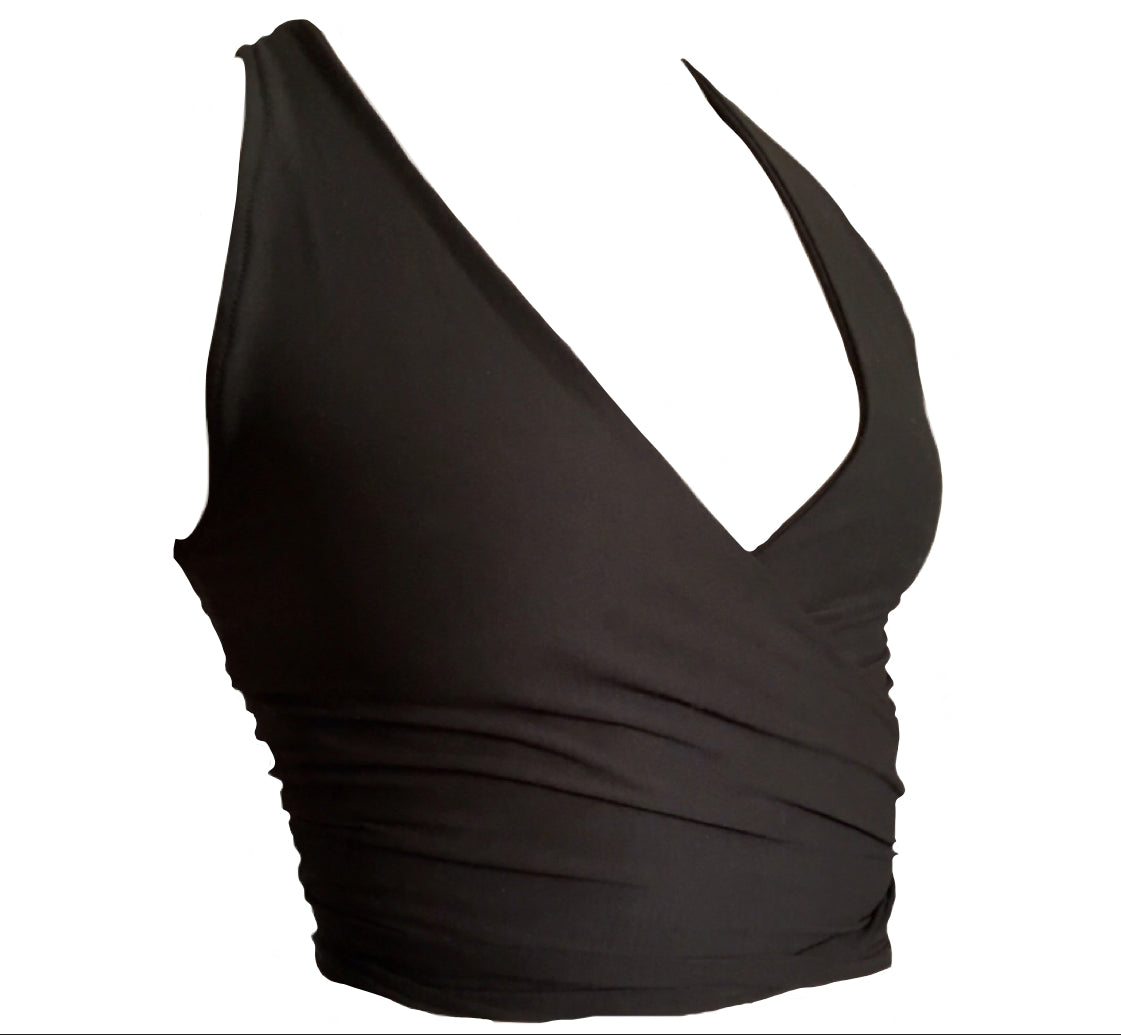 wrap crop top