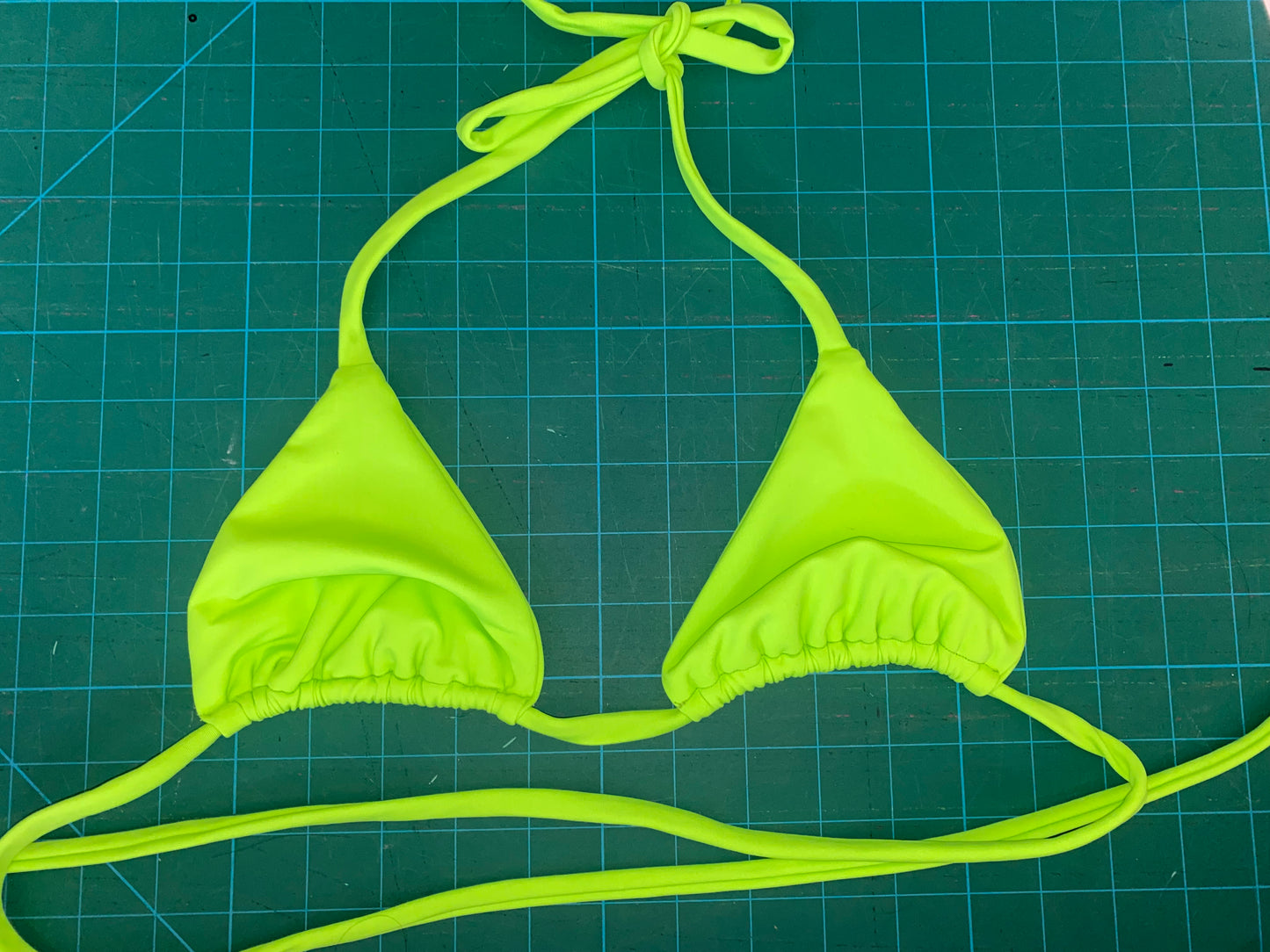 triangle bikini top