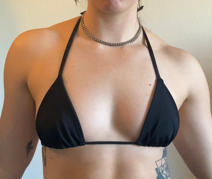 triangle bikini top