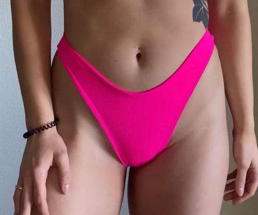 reversible seamless cheeky bikini bottom